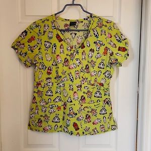 Tokidoki by Koi‎ Scrub top. Size M.
